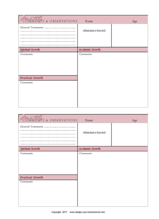 Homeschool Planner Keep On Track