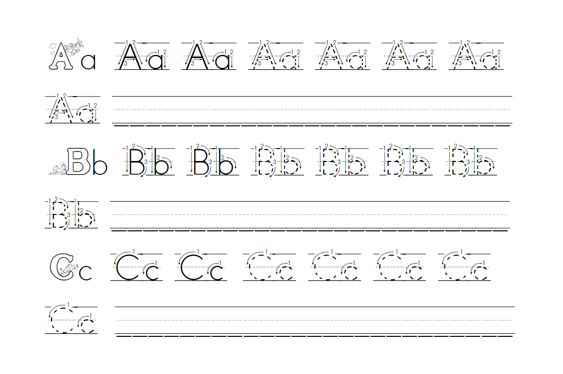 Handwriting Practice Sheets Free Handwriting Worksheets 3 Styles